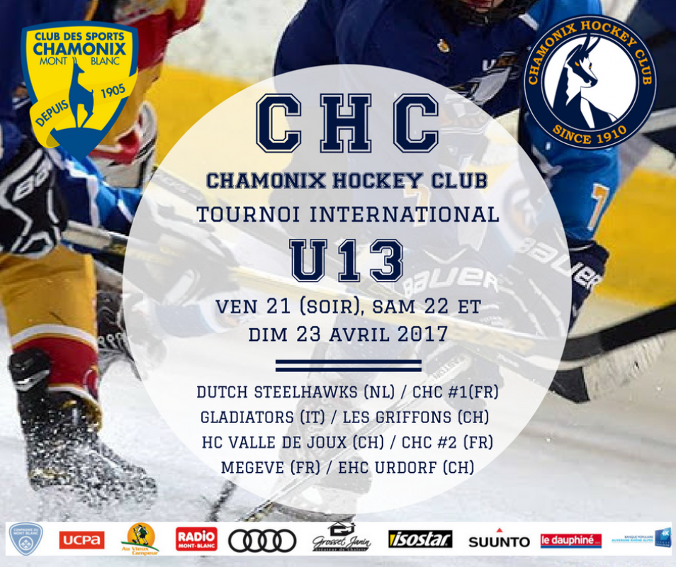 CHC TOURNOI INTERNATIONAL U13 2017 - RÉSULTATS EN DIRECT